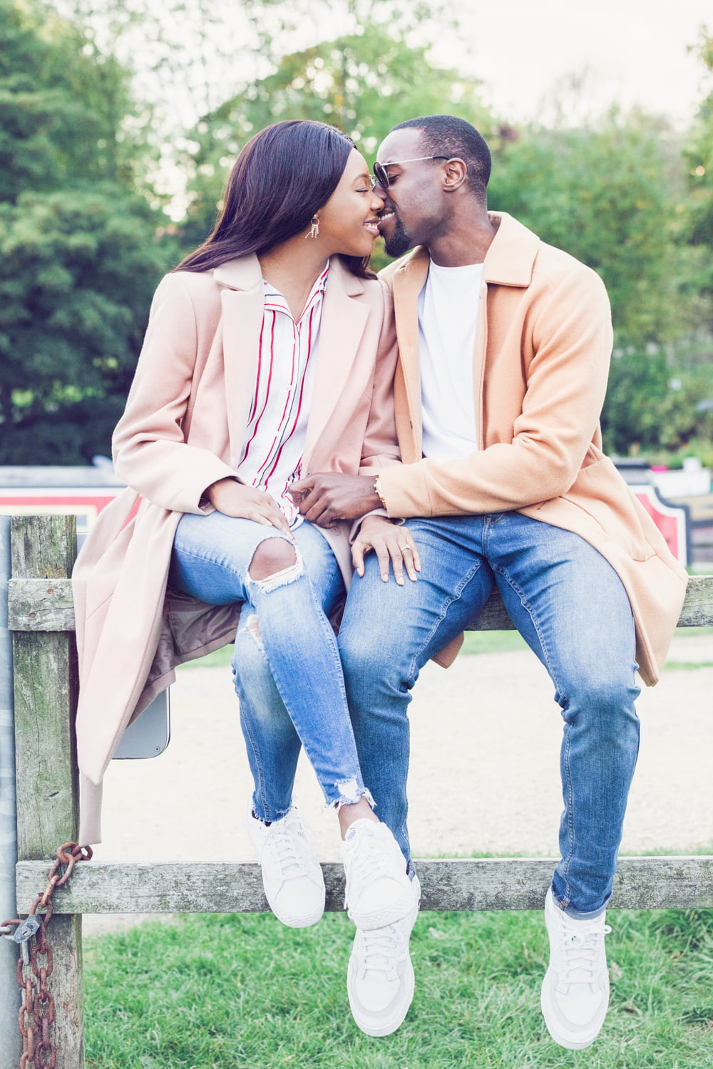 Engagement photo and video shoot in Walthamstow, North London