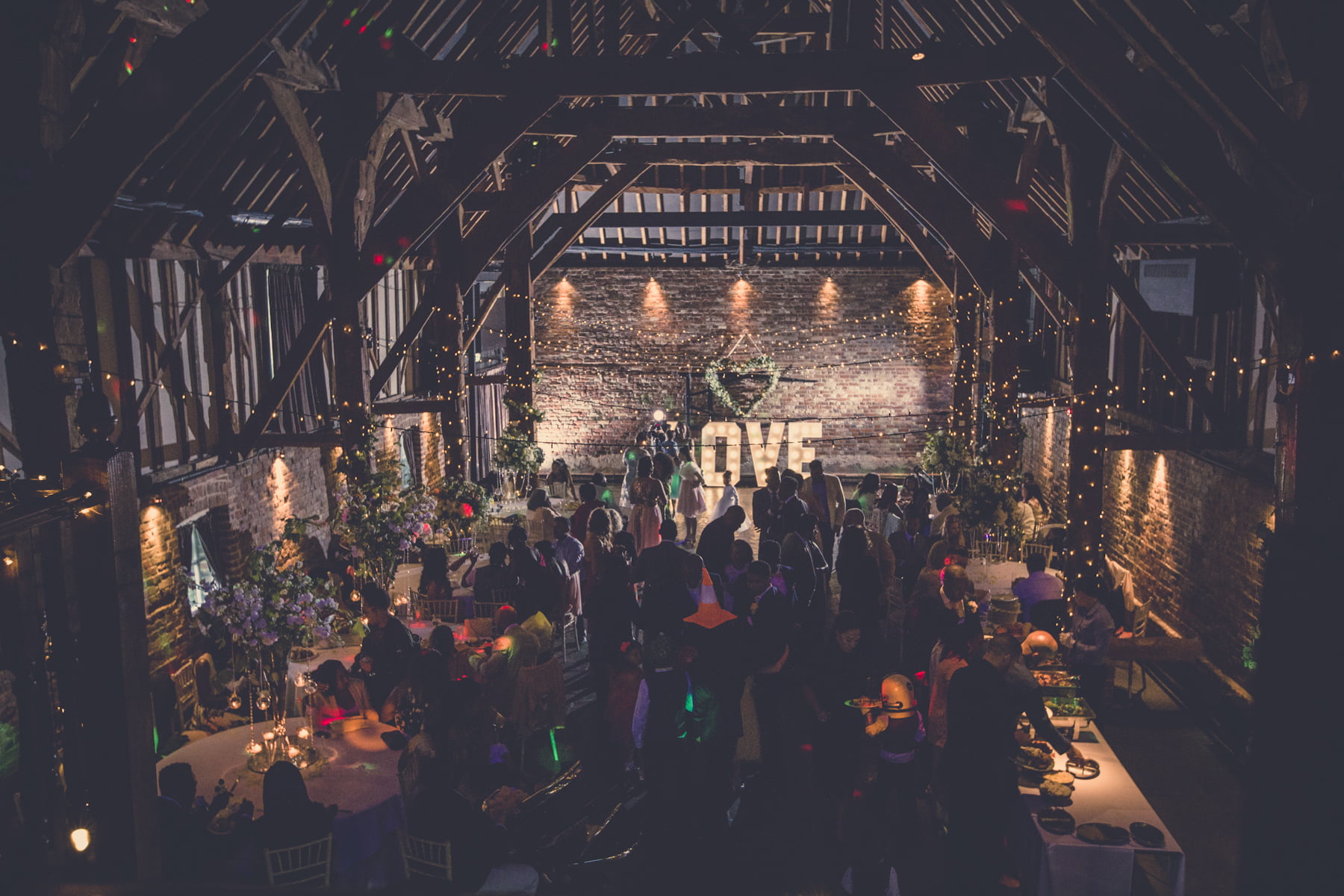 British Nigerian bride's and groom's first dance in their wedding reception in Cooling Castle, Rochester