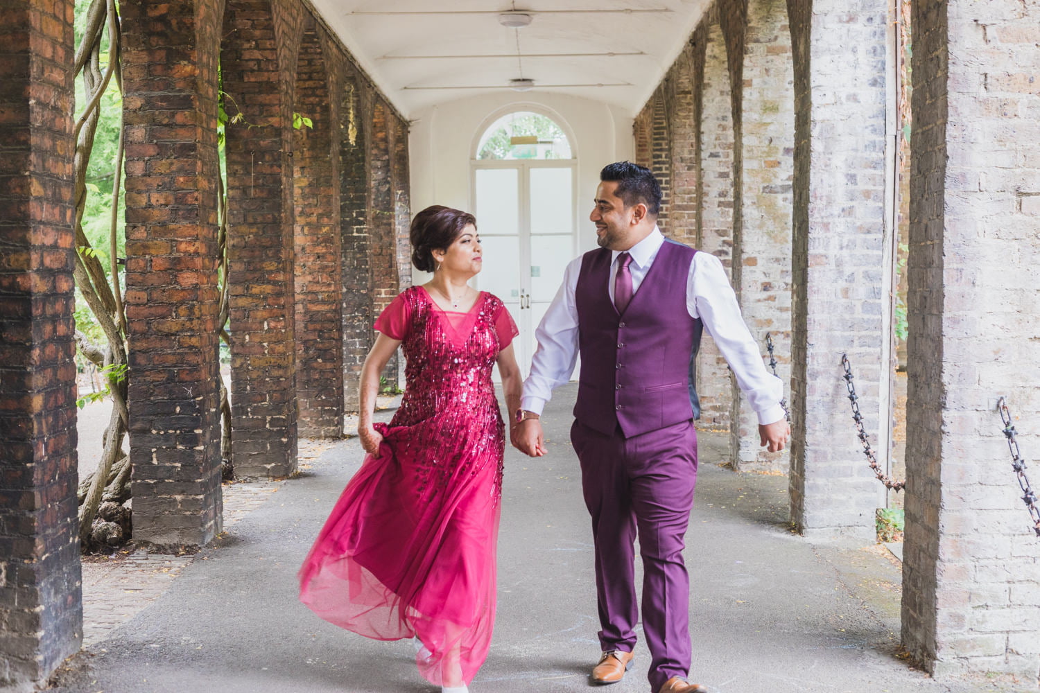 Asian Post Wedding Photo Shoot in Holland Park and Ealing Town Hall, London