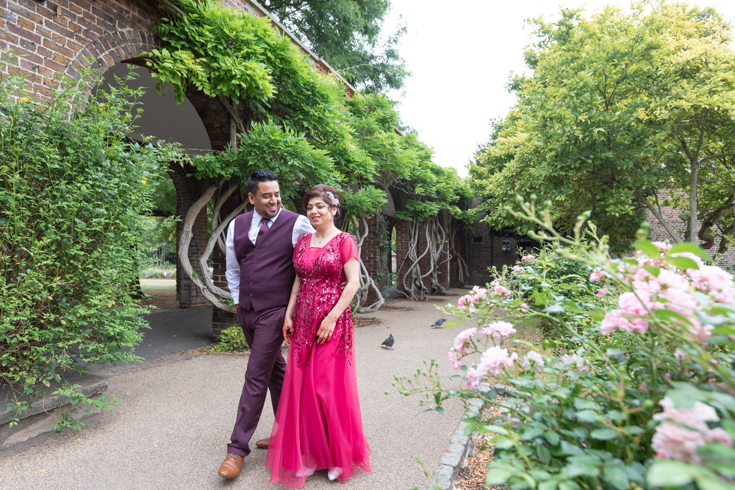 Wedding Day in Holland Park, London