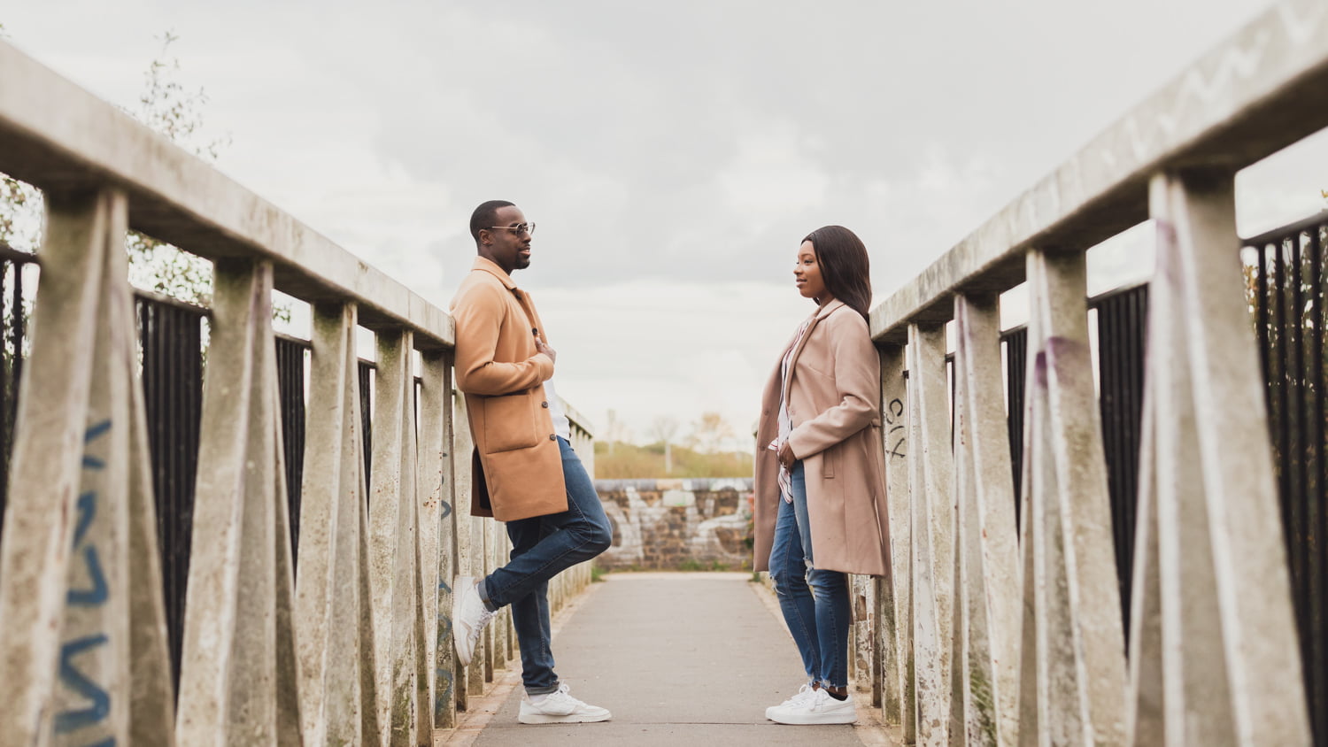 Engagement photo shoot in Walthamstow, London